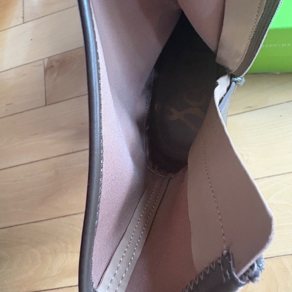 Sam Edelman Wells Olive Taupe Ankle Boots - Picture 7 of 9